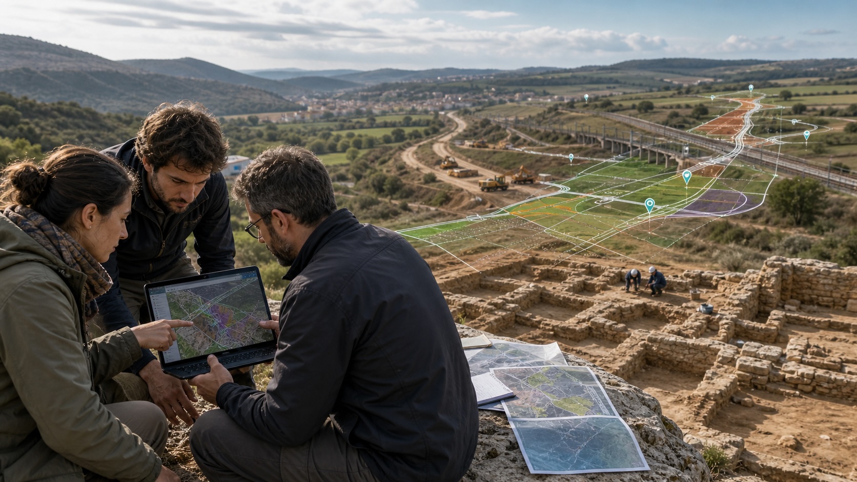 Output digitali per archeologia preventiva